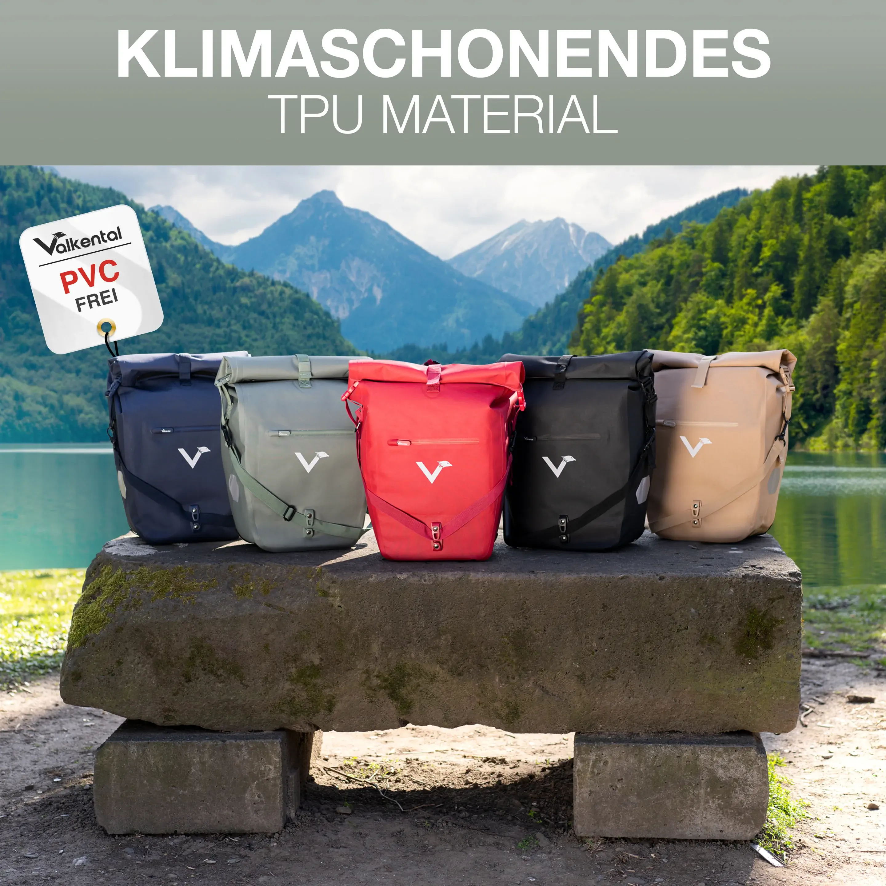 Valkental Bike Bag Urban grün Valkental Bike Bag Urban grün