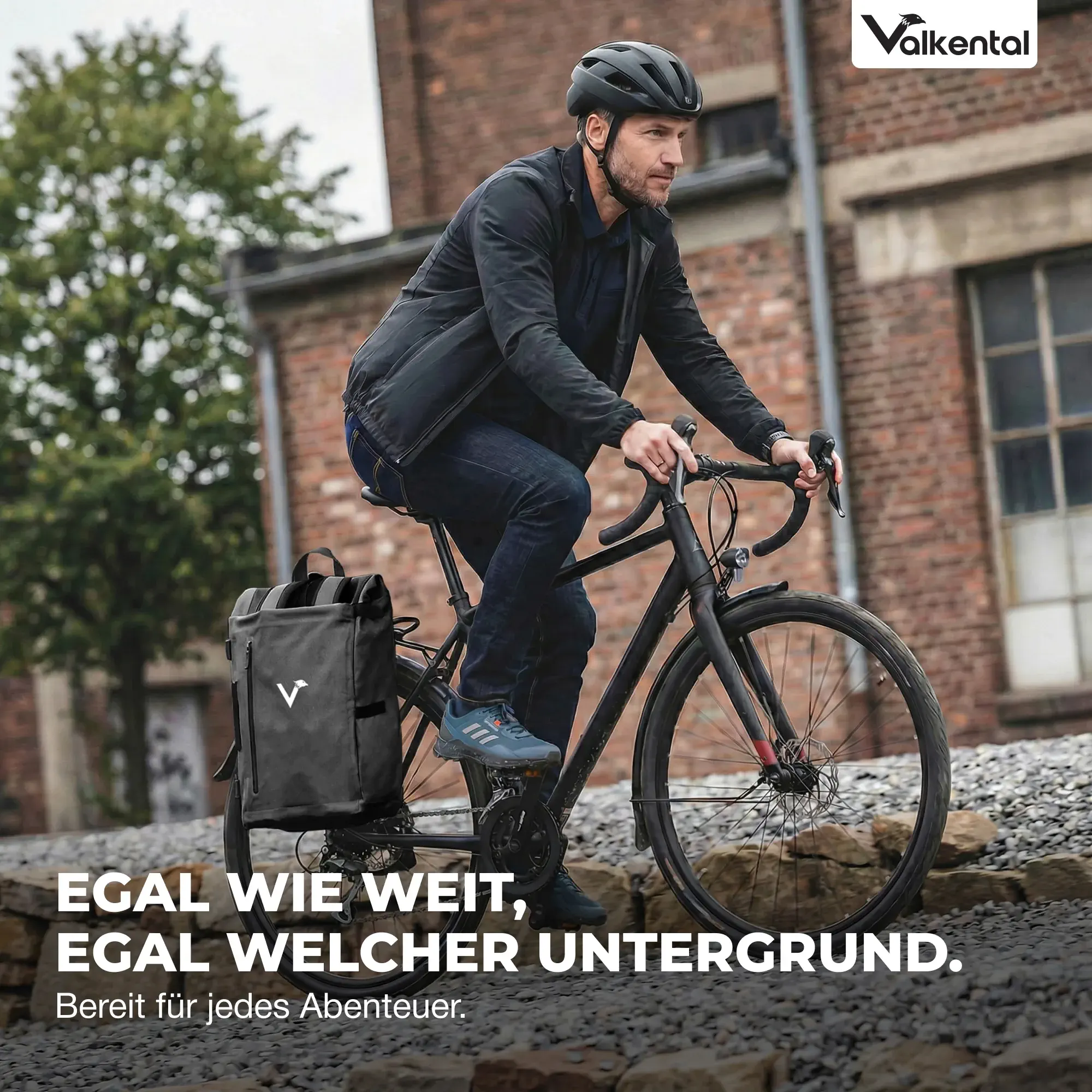 Valkental TrailX schwarz reflektierend