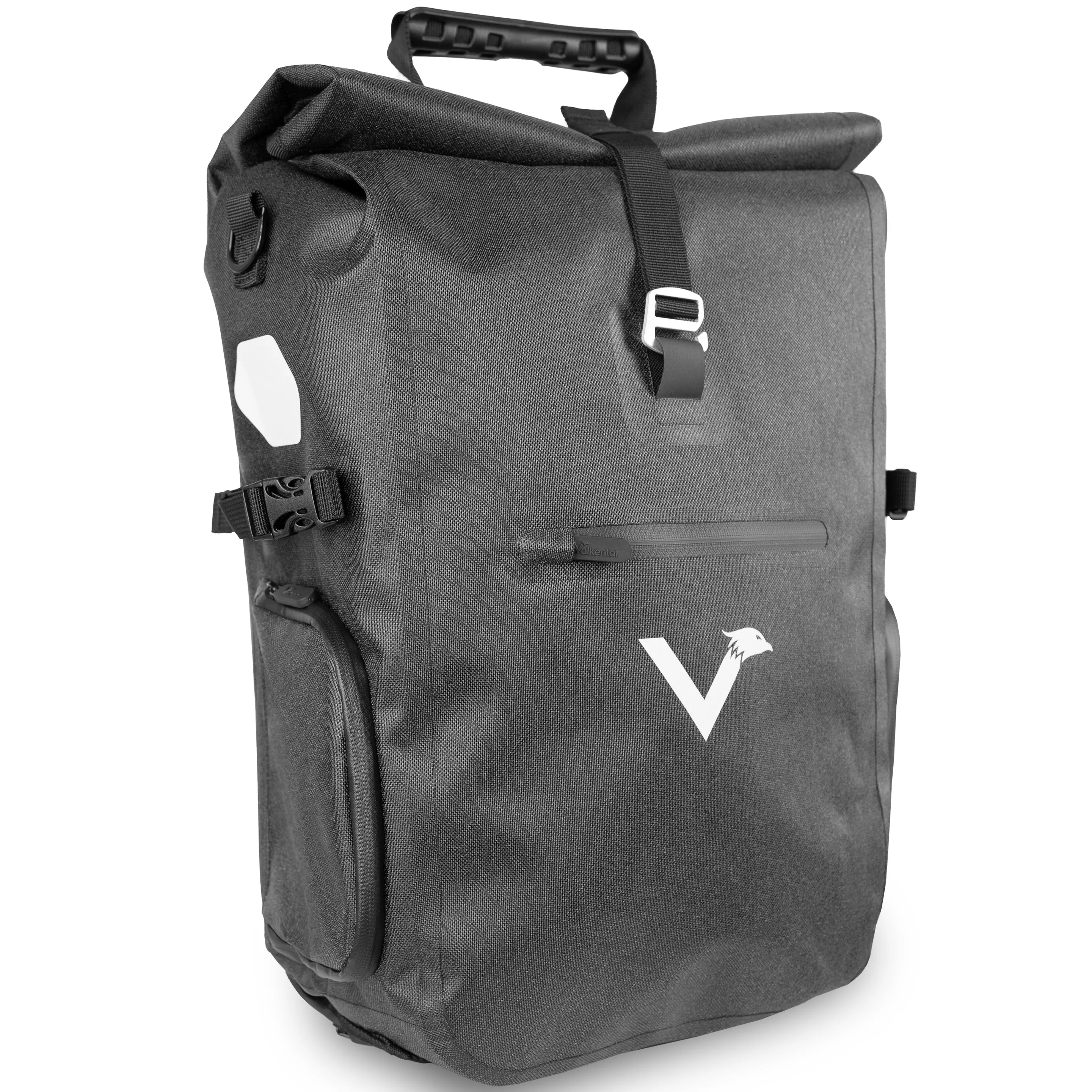 Valkental ValkPro 3in1 Fahrradtasche schwarz Valkental ValkPro 3in1 Fahrradtasche schwarz