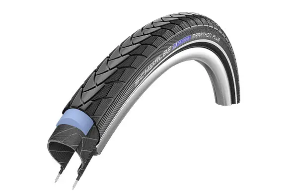 Set Schwalbe Reifen 47-622 28 Schwalbe Marathon Plus + 2 Schläuche SV 17