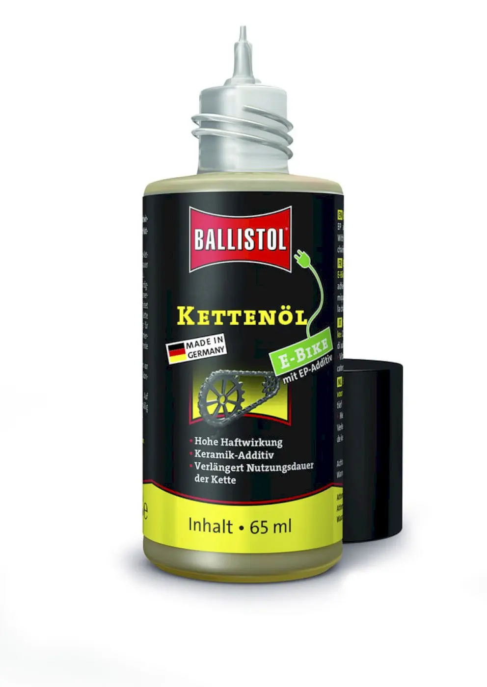 BALLISTOL Kettenöl für E-Bike 65 ml Tropfflasche BALLISTOL Kettenöl für E-Bike 65 ml Tropfflasche