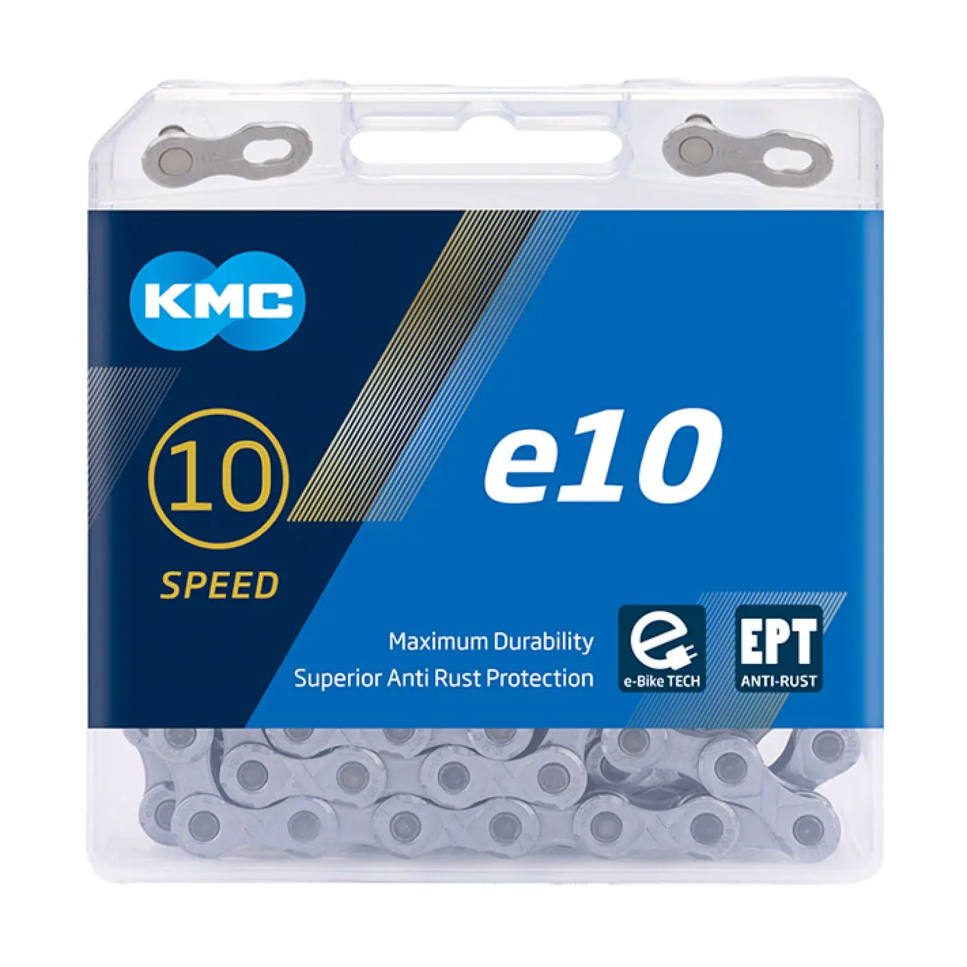 KMC Fahrrad Kette e10 EPT E-Bike 10-fach EPT 136 Glieder 1/2x11/128 KMC Fahrrad Kette e10 EPT E-Bike 10-fach EPT 136 Glieder 1/2x11/128