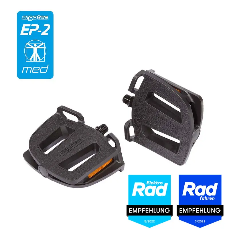ergotec MTB-/ City- /Trekking Pedal EP-2 schwarz ergotec MTB-/ City- /Trekking Pedal EP-2 schwarz