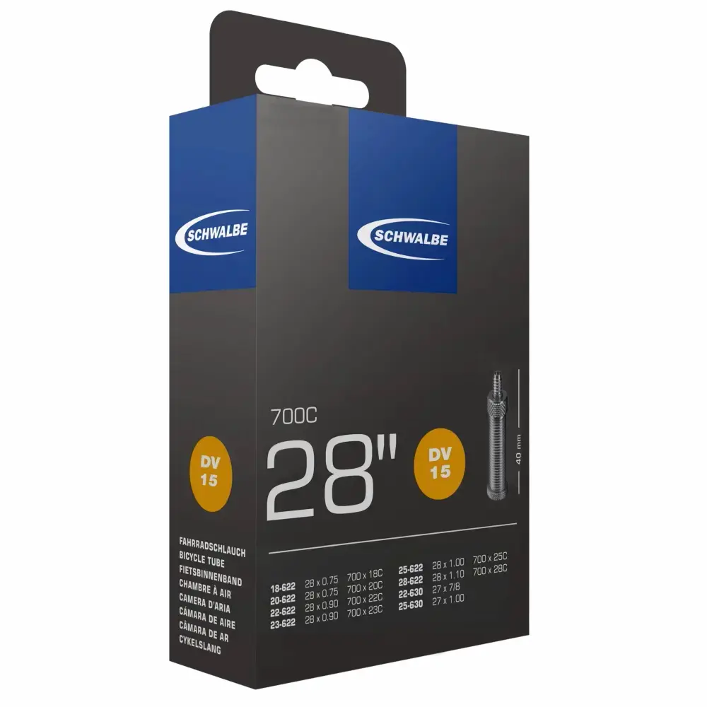 Schwalbe Schlauch 28 Zoll Nr. 15 DV - Dunlopventil - Blitzventil Schwalbe Schlauch 28 Zoll Nr. 15 DV - Dunlopventil - Blitzventil