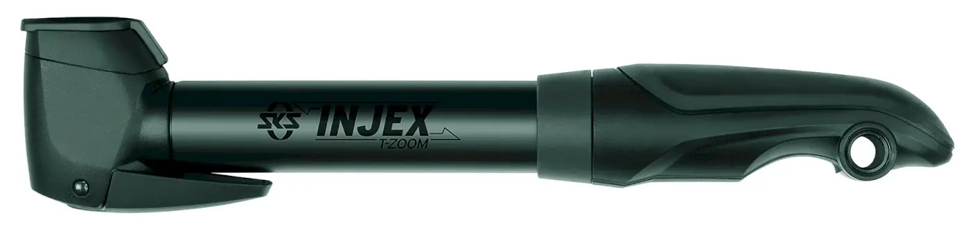 SKS Minipumpe Injex Alu T-Zoom black Edition schwarz 10 bar / 144 PSI SKS Minipumpe Injex Alu T-Zoom black Edition schwarz 10 bar / 144 PSI