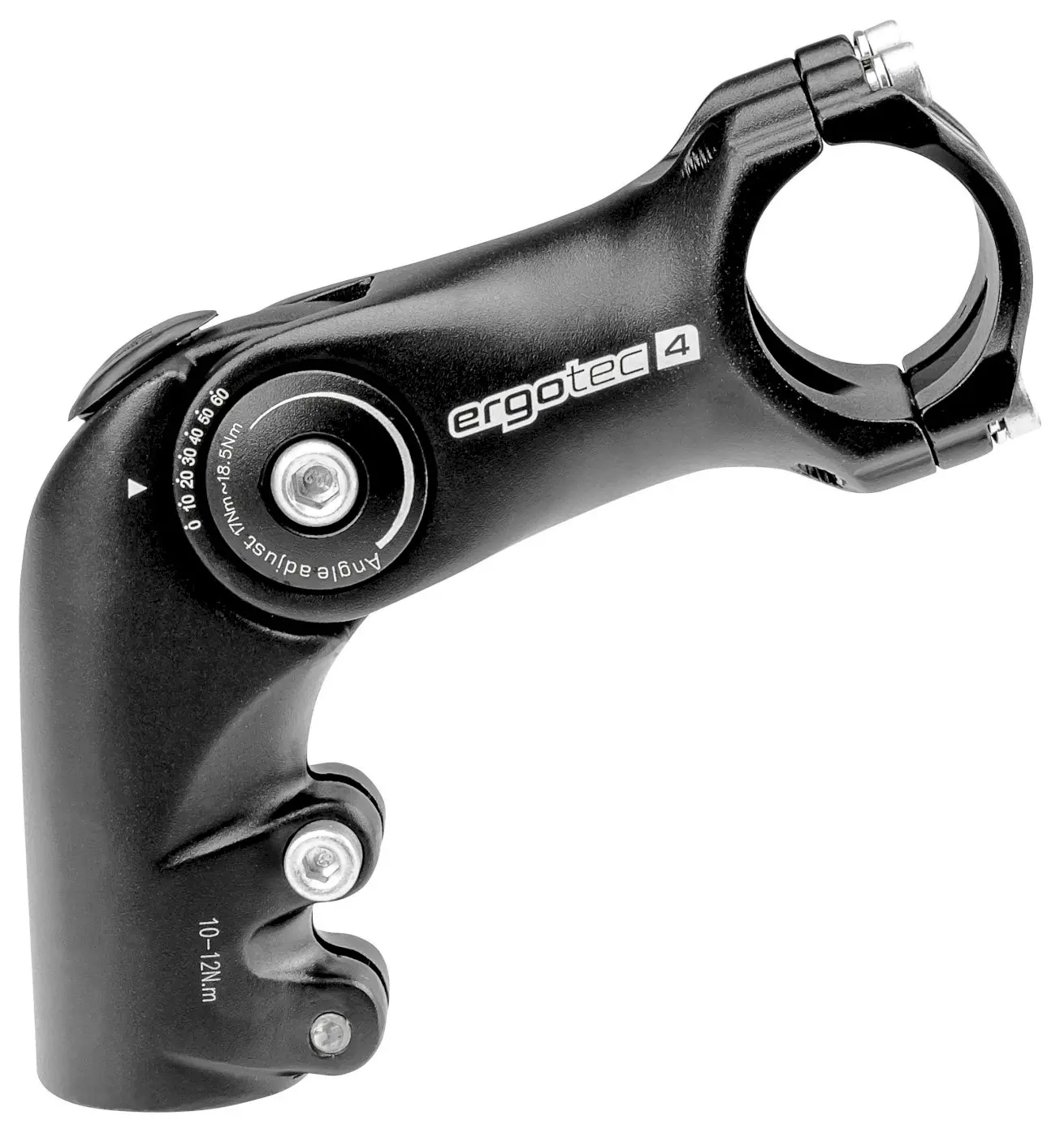 ergotec Ahead-Vorbau Octopus Alu schwarz-sandgestrahlt