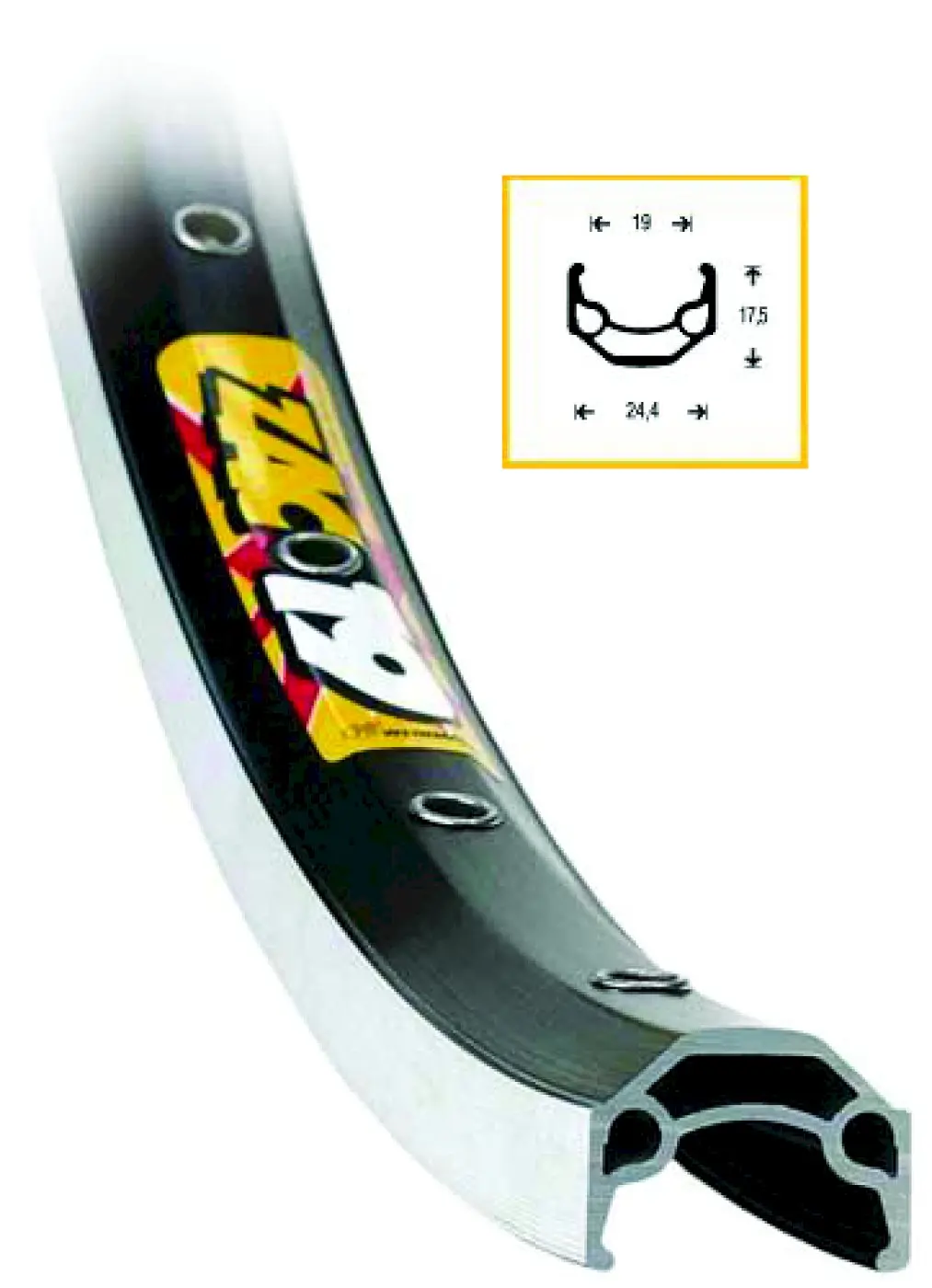 Felge 28 Zoll ZAC-19 R SL Fahrradfelgen Felge 28 Zoll ZAC-19 R SL Fahrradfelgen 28 Zoll silber