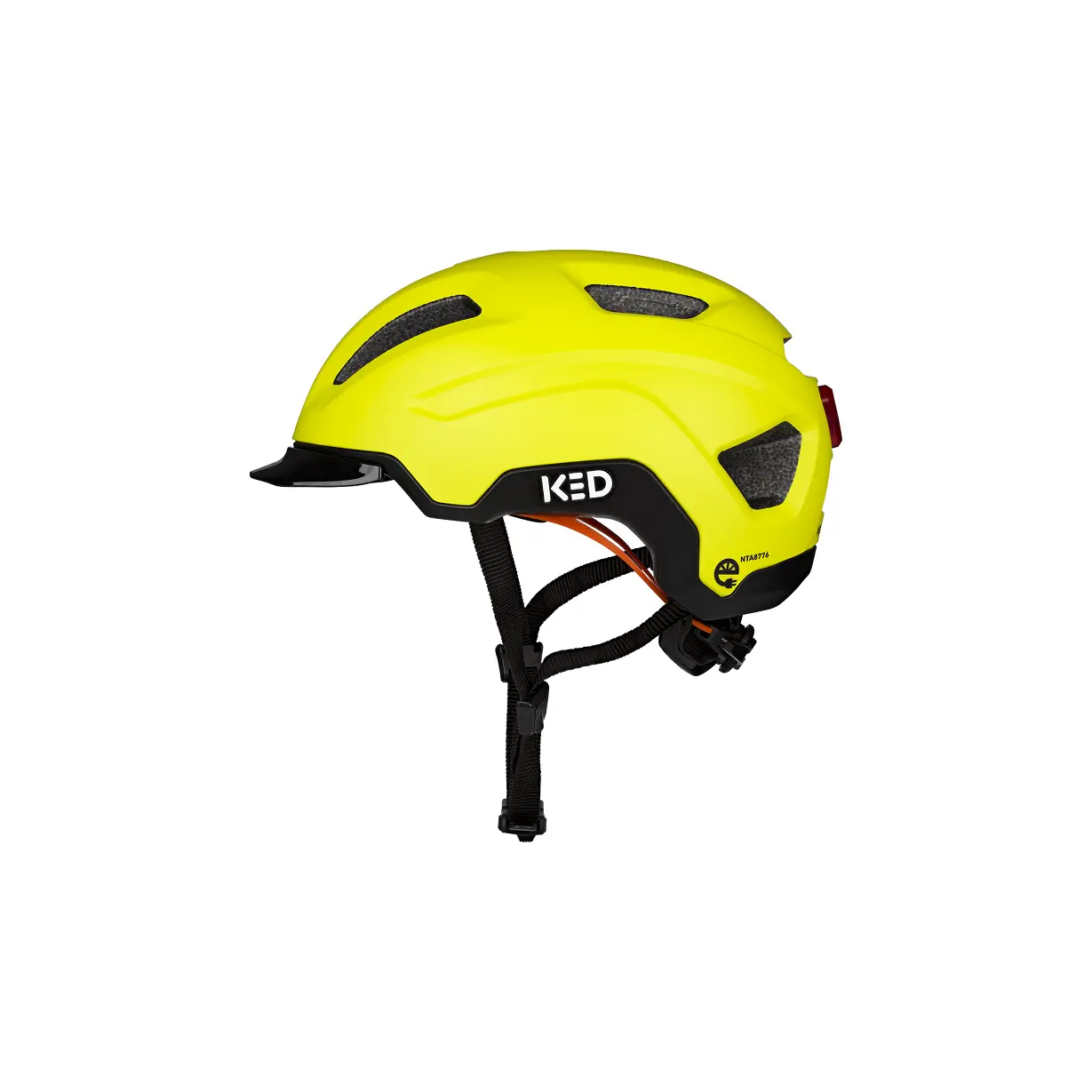 KED Helm Pedalon yellow green matt 59-63 cm
