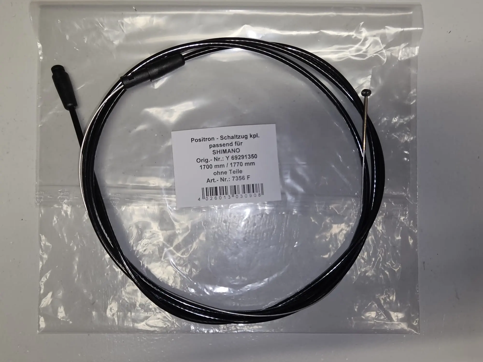 Schaltzug für Shimano Positron 1700 mm ohne Teile