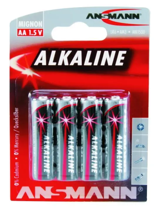 Batterie Alkaline 1,5 Volt - 4er Satz Batterie Alkaline 1,5 Volt - 4er Satz