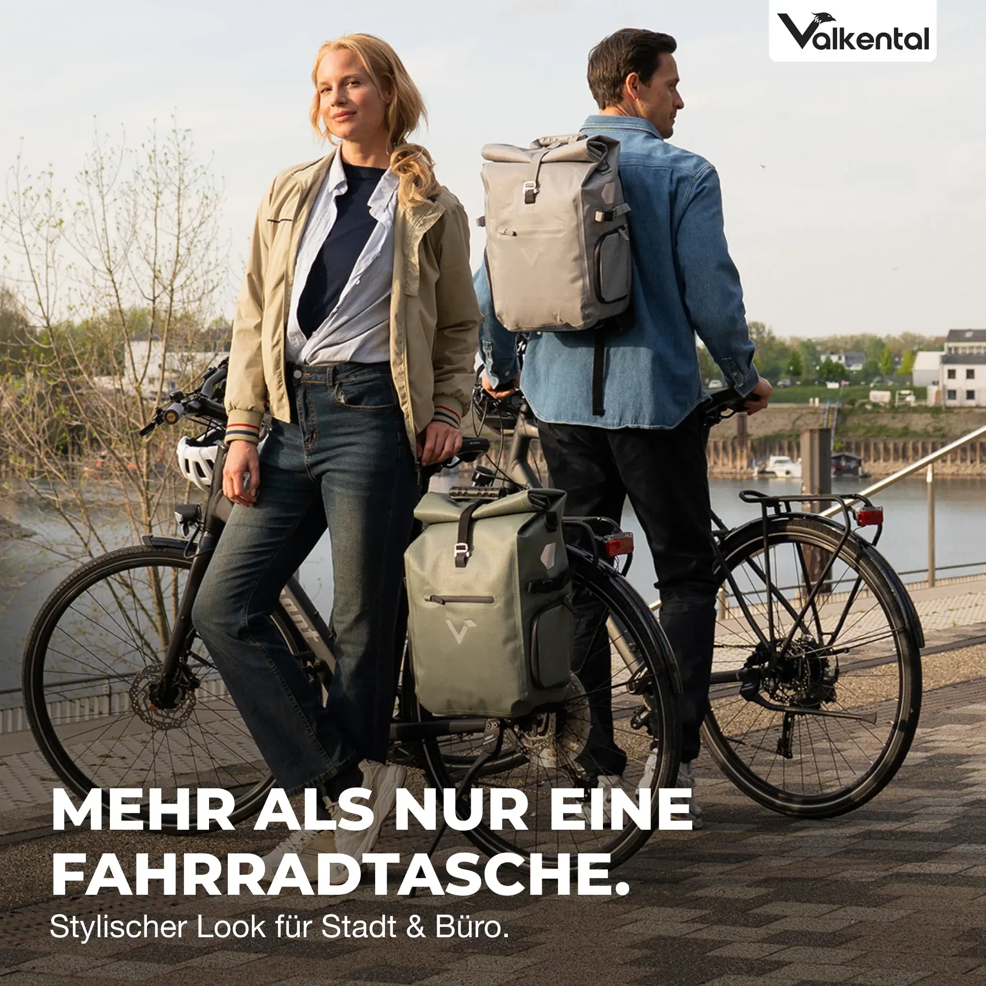 Valkental ValkPro 3in1 Fahrradtasche grün Valkental ValkPro 3in1 Fahrradtasche grün