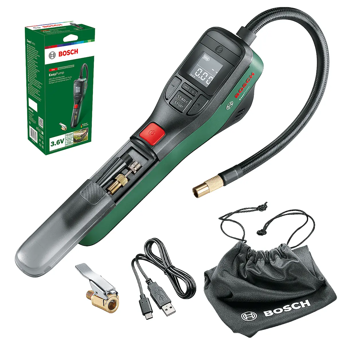 Bosch EasyPump Akku-Druckluftpumpe