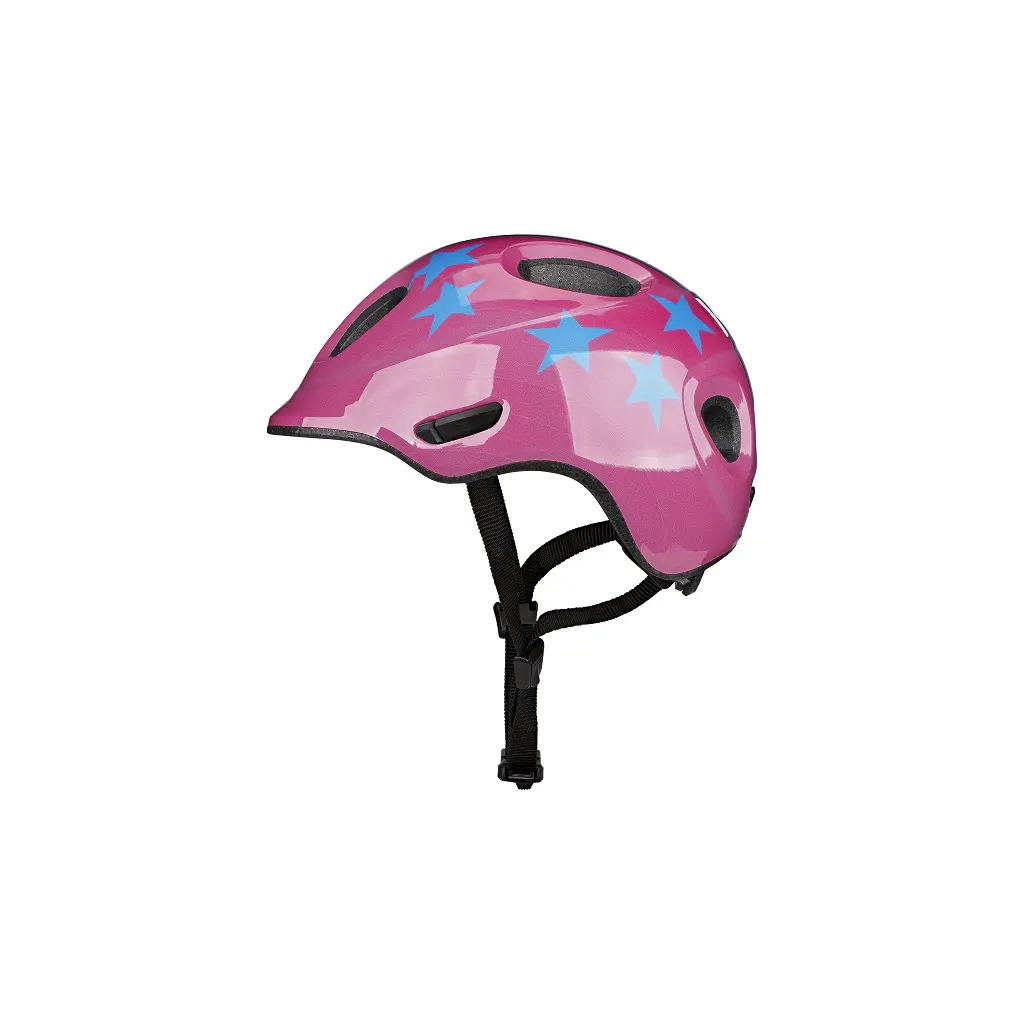 KED Helm Meggy Spark stellar stripes pink 50-55 cm mit Rücklicht