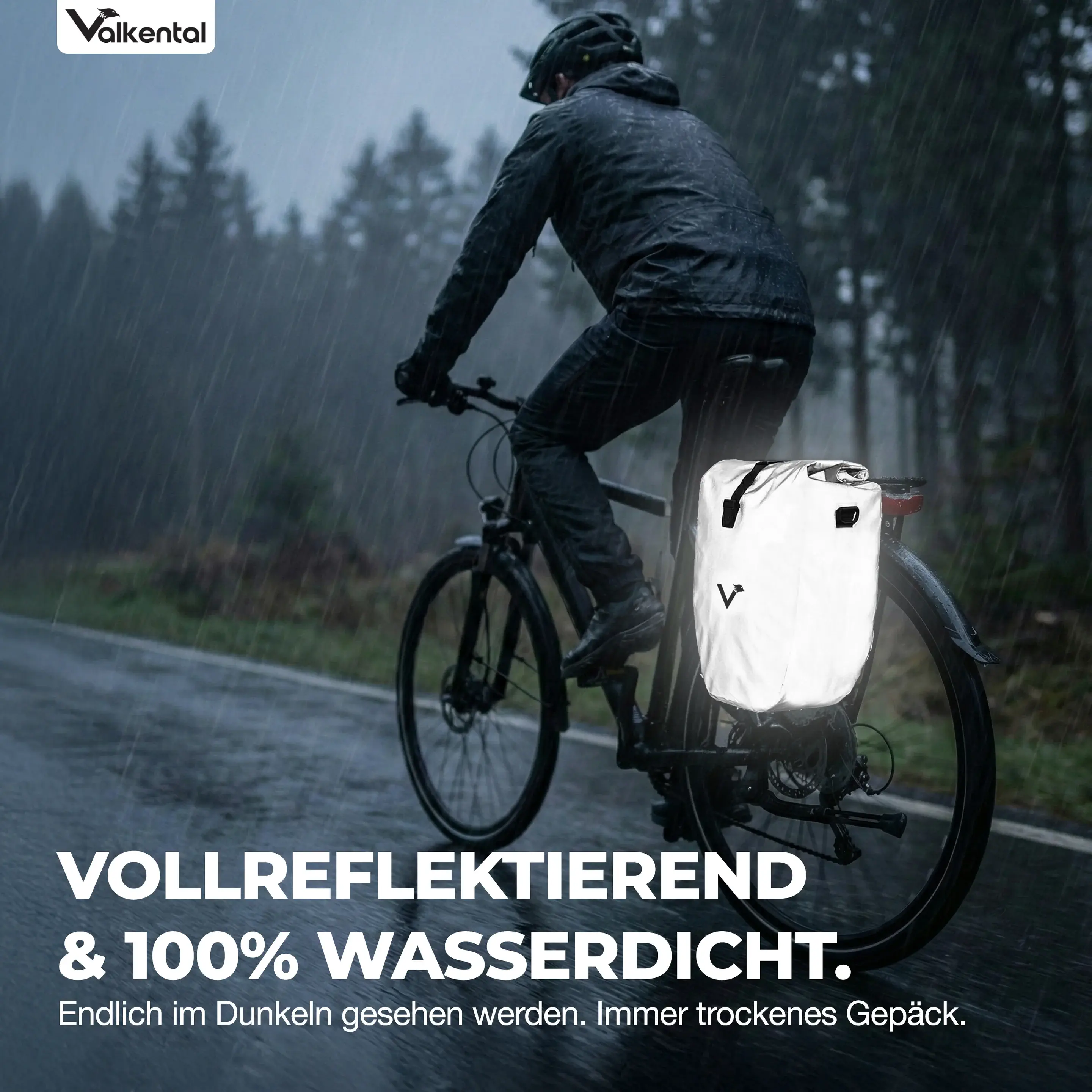 Valkental Bike Bag 20 Liter reflektierend Valkental Bike Bag 32 Liter reflektierend