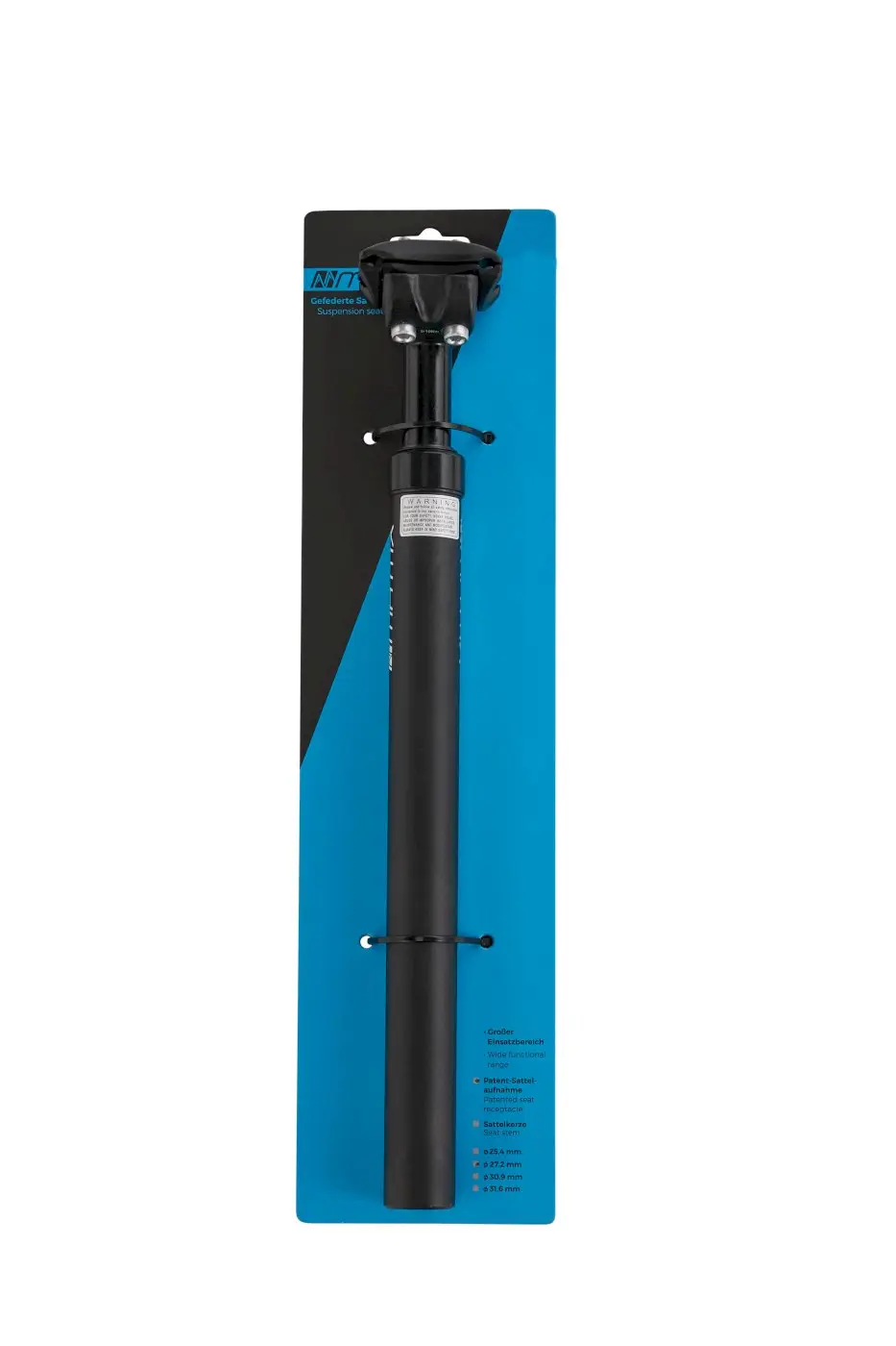 MATRIX Federsattelstütze SP30 27,2 mm schwarz bis 65 kg MATRIX Federsattelstütze SP30 27,2 mm schwarz bis 65 kg