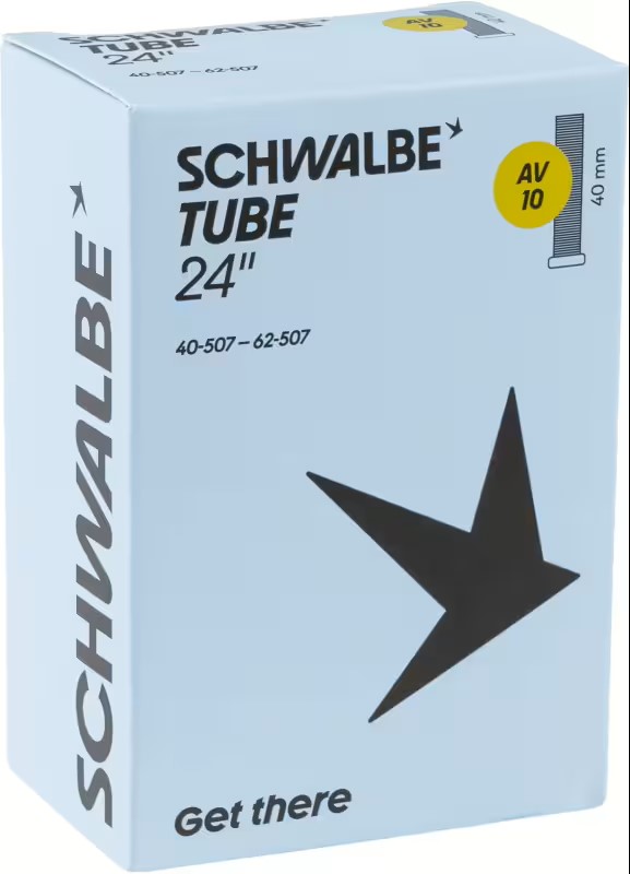 Schwalbe Schlauch 24 Zoll Nr. 10 AV - Autoventil - Schrader