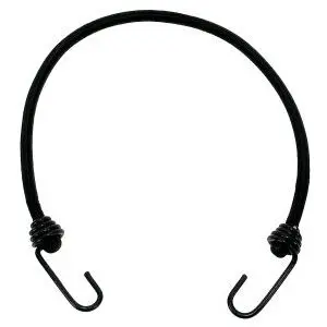 Gepäckspannband schwarz mit zwei Haken 10x1000mm Gepäckspannband schwarz mit zwei Haken 10x1000mm