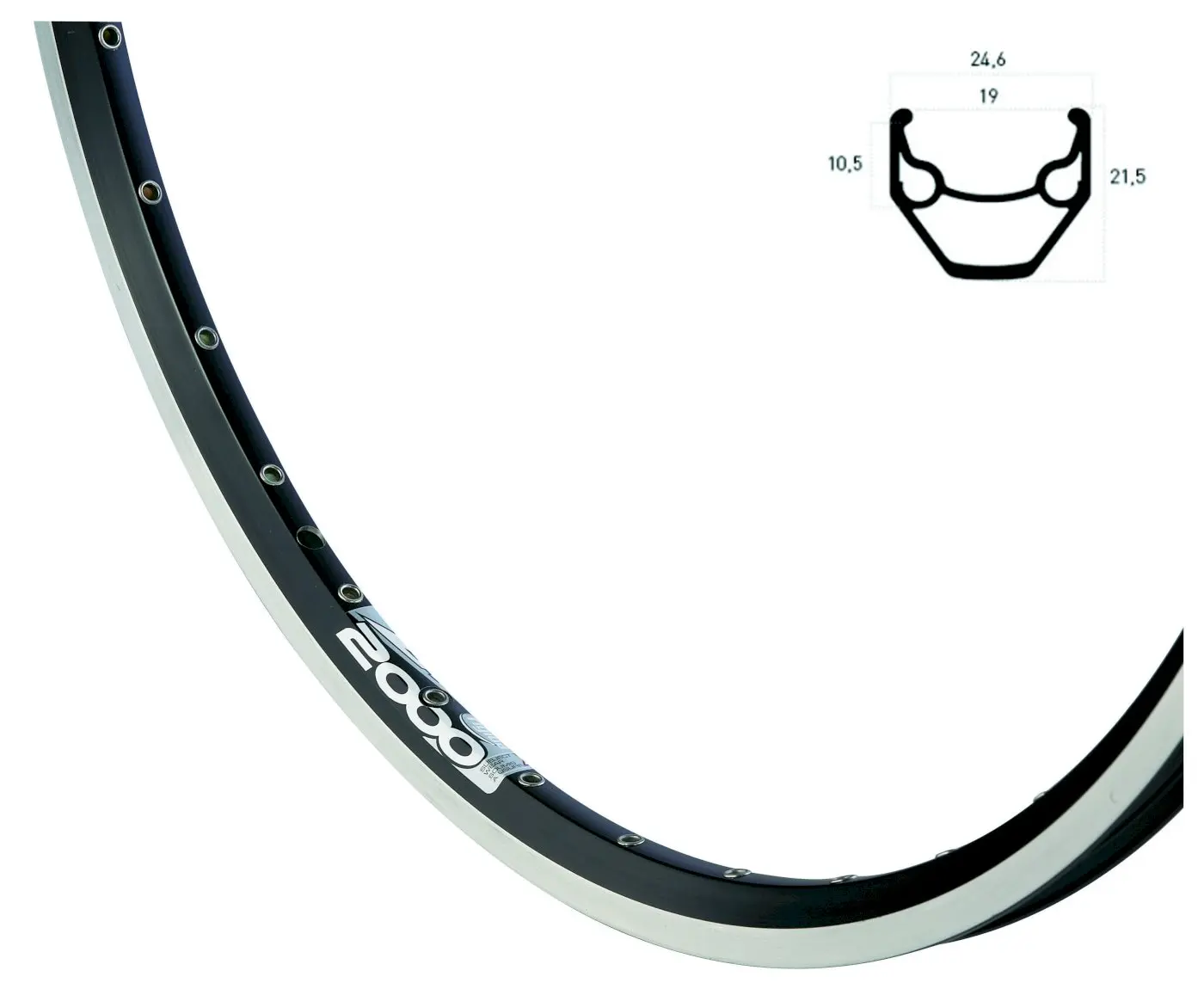 RYDE Hinterrad 26 Zoll Rigida ZAC 2000 schwarz Alu Schraubkranz 7/8 fach RYDE Hinterrad 26 Zoll Rigida ZAC 2000 schwarz Alu Schraubkranz 7/8 fach