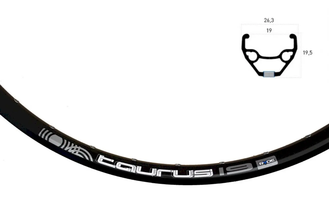 RYDE Hinterrad 26 Zoll Rigida Taurus Disc schwarz Shimano M475 8/9/10 fach Disc schwarz RYDE Hinterrad 26 Zoll Rigida Taurus Disc schwarz Shimano M475 8/9/10 fach Disc schwarz