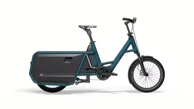 QiO Long Elektro-Cargorad CLA petrol blue matt