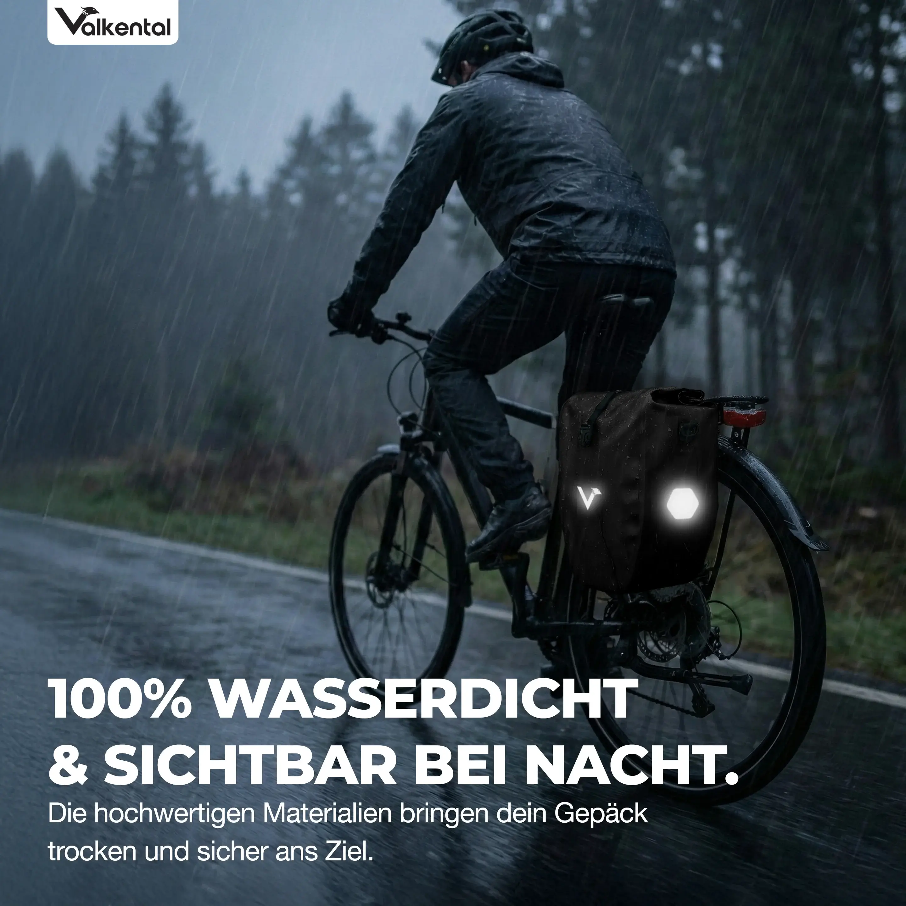 Valkental Bike Bag 28 Liter schwarz Valkental Bike Bag 28 Liter schwarz mit Kühlfunktion