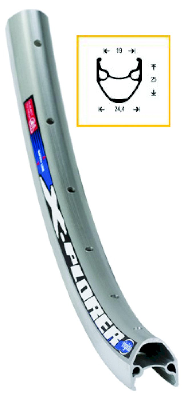 RYDE Felge Rigida X-Plorer schwarz 28 Zoll