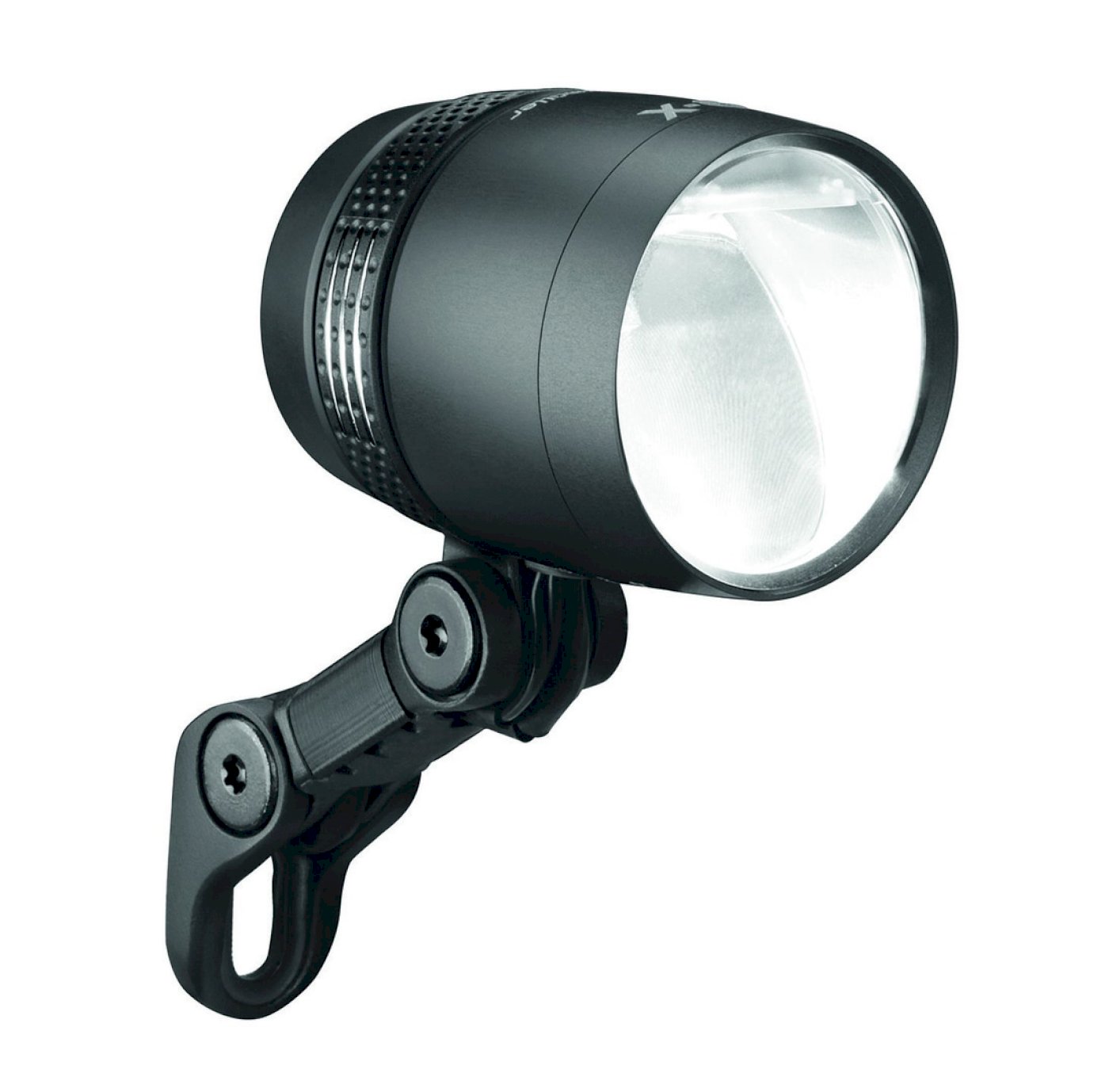 B+M LED Scheinwerfer IQ-X schwarz eloxiert