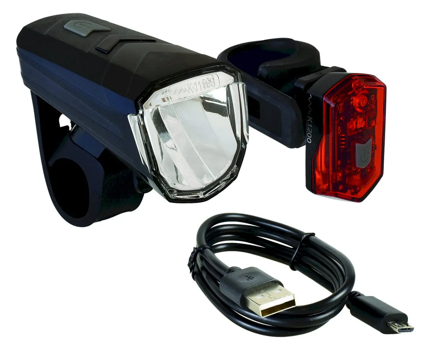 MATRIX LED Akkuleuchten Set BLS 22 schwarz