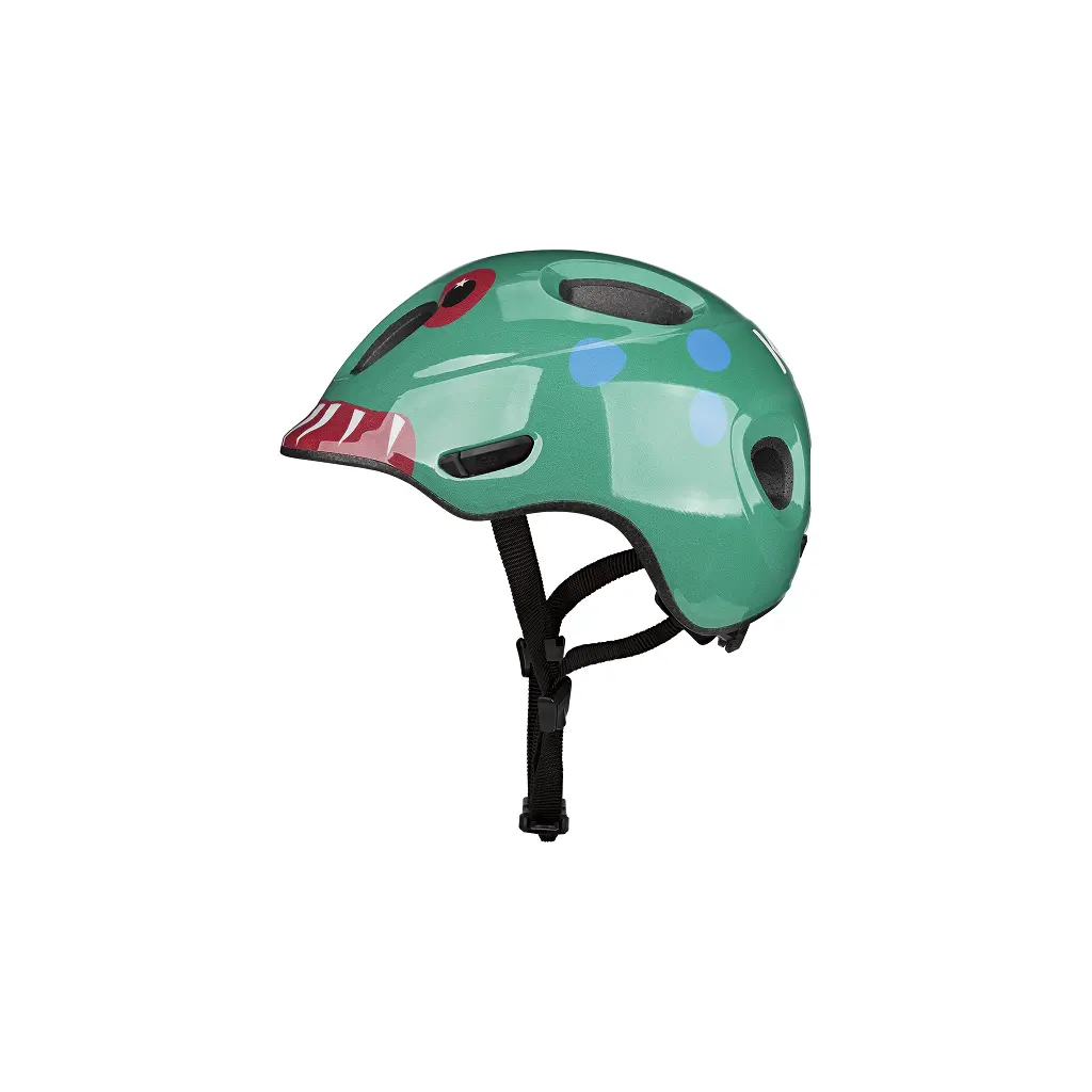 KED Helm Meggy Spark monster mood green 50-55 cm mit Rücklicht