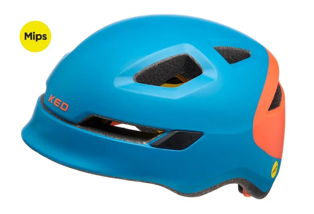 KED Helm POP petrol - orange M (52-56 cm)