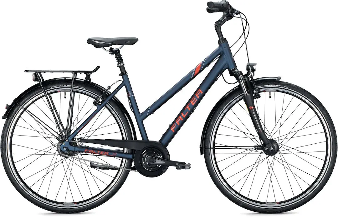 Falter C 5.0 28 Zoll Trapez 48 cm blue-red Falter C 5.0 28 Zoll Trapez 48 cm blue-red