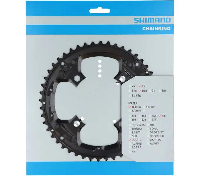 Shimano Kettenblatt Deore FCT6010 48 Zähne Y1WE98010 Shimano Kettenblatt Deore FCT6010 48 Zähne Y1WE98010