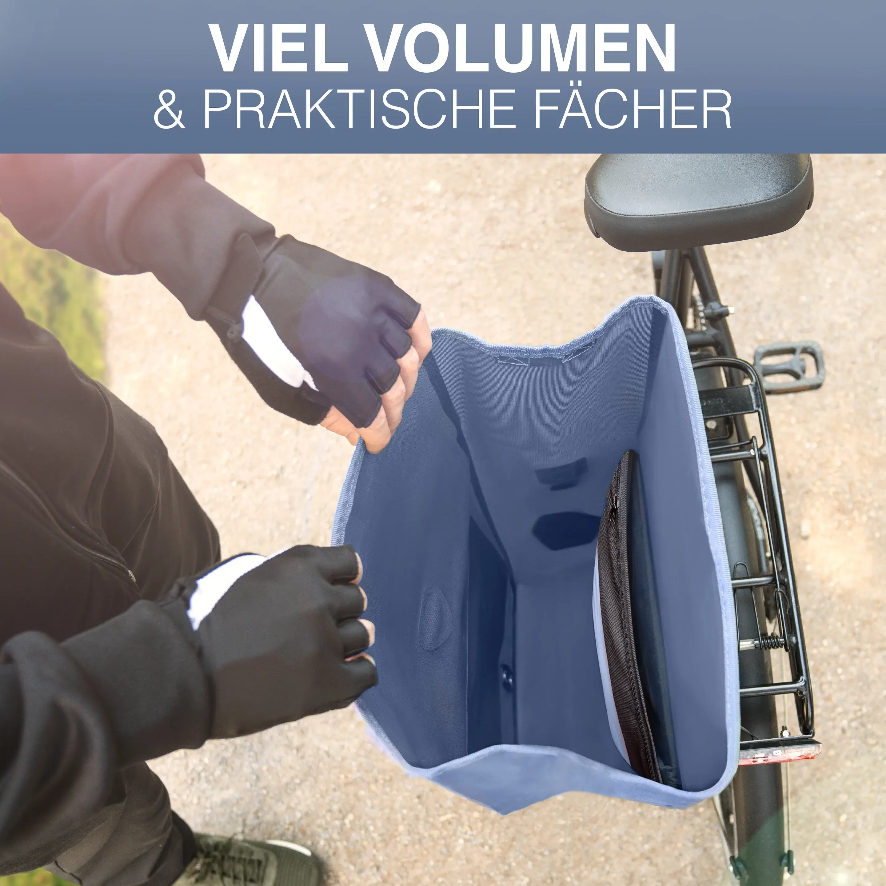 Valkental Bike Bag Urban blau