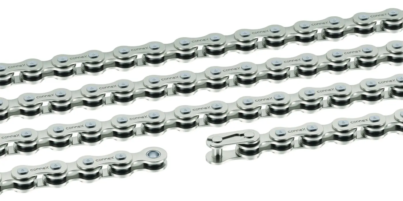Connex E-Bike Kette 7E8 Nabenschaltung 124 Glieder Connex E-Bike Kette 7E8 Nabenschaltung 124 Glieder
