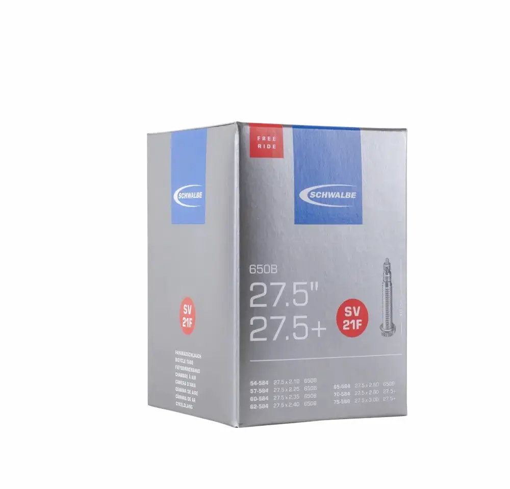 Schwalbe Fahrradschlauch Extra Light/XX Light Nr. 21F ExtraLight SV 40 mm 54/75-584 27,5 Zoll Schwalbe Fahrradschlauch Extra Light/XX Light Nr. 21F ExtraLight SV 40 mm 54/75-584 27,5 Zoll