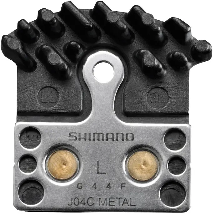 Shimano Scheibenbremsbeläge mit Kühlrippen Metall